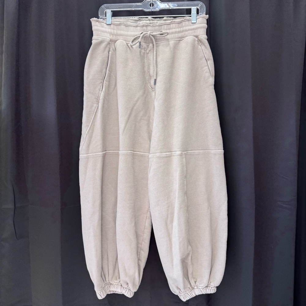 Free People Taupe Jogger Pants - Picture 2 of 5
